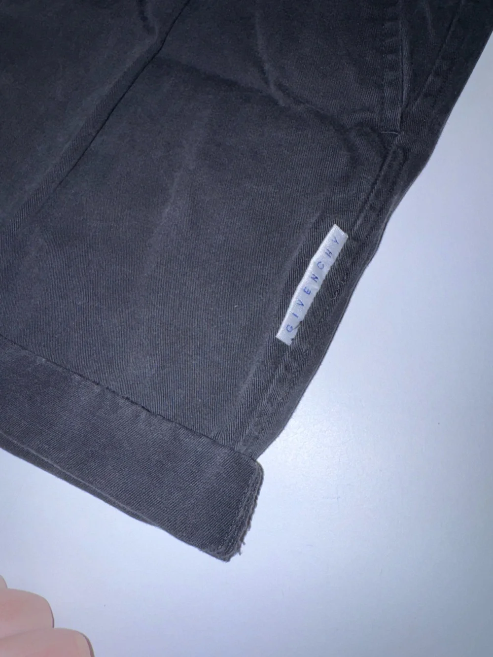 Vintage Givenchy Activewear Black Pleated‎ Shorts with Branded Tag